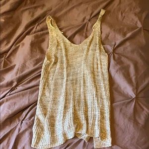 Tan Knit Tank